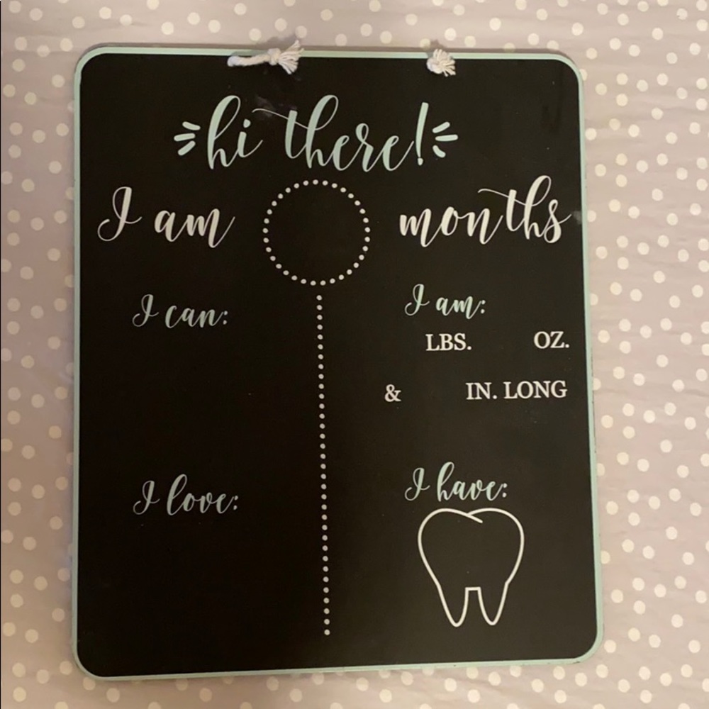 Baby Announcement / Milestone Chalk Board